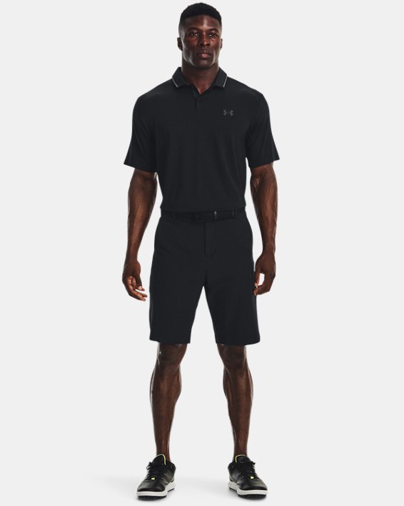 เสื้อโปโล UA Iso-Chill สำหรับผู้ชาย in Black image number 2